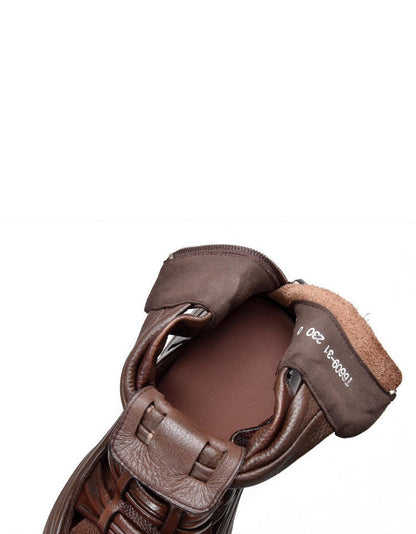 Modische und stützende orthopädische Wintersandalen