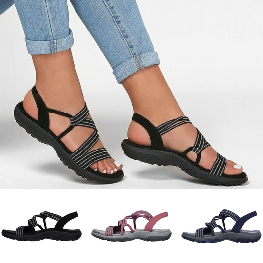 Stützende und trendige orthopädische Wintersandalen