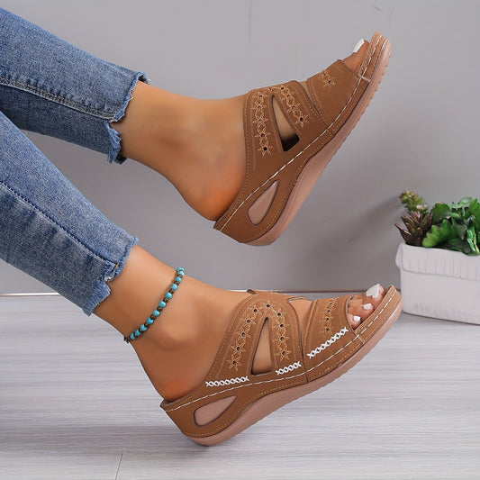 Stützende und modische orthopädische Wintersandalen
