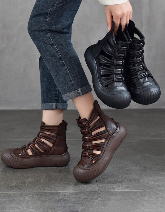 Modische und stützende orthopädische Wintersandalen