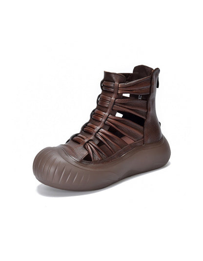 Modische und stützende orthopädische Wintersandalen