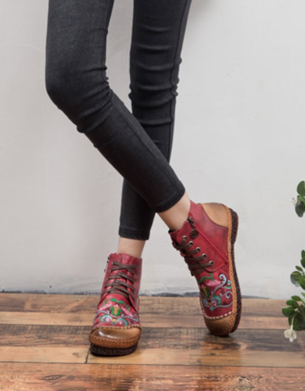 Zeitlose und stützende orthopädische Winterstiefel
