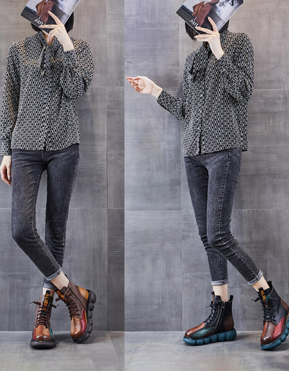 Lässige orthopädische maßgeschneiderte Winterstiefel