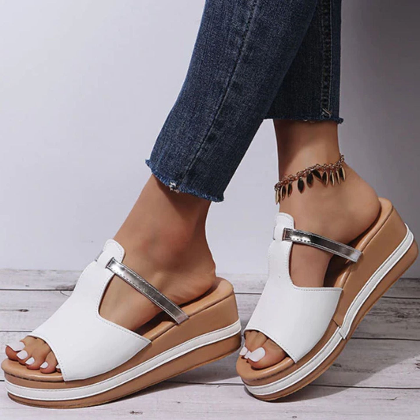 Lässige und stützende orthopädische Wintersandalen