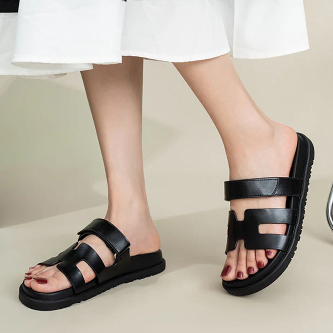 Stützende und modische orthopädische Wintersandalen
