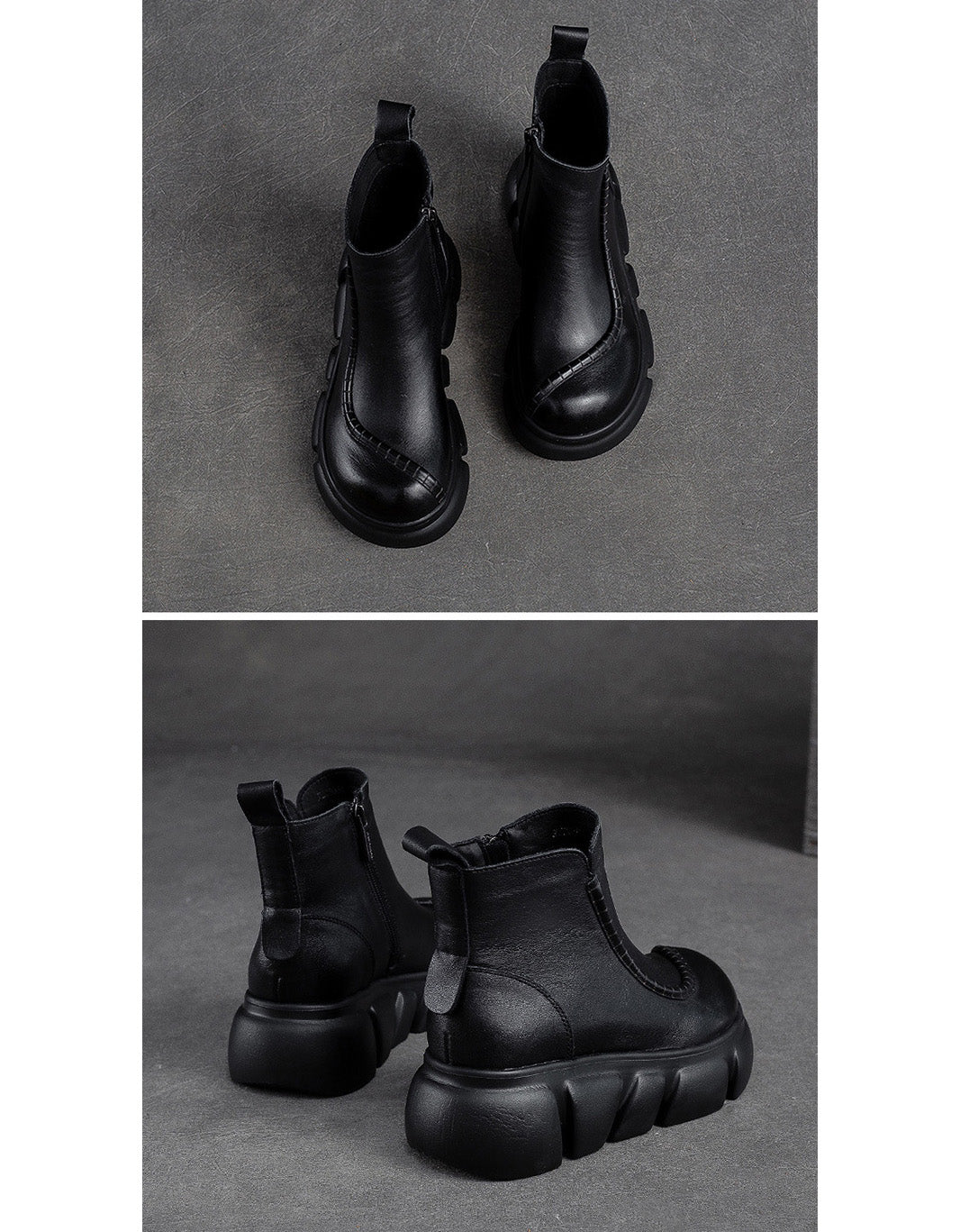 Zeitlose und stützende orthopädische Winterstiefel