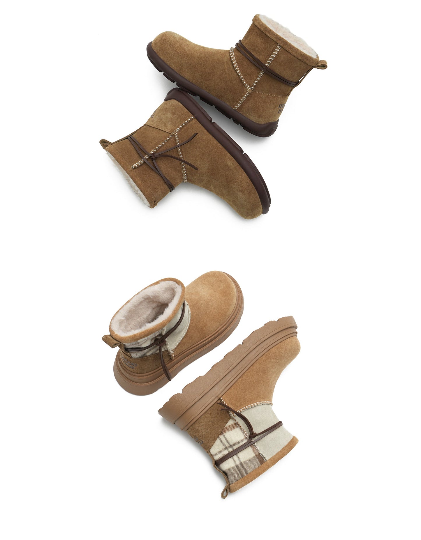 Schlanke und stützende orthopädische Winterstiefel