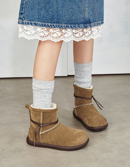 Schlanke und stützende orthopädische Winterstiefel