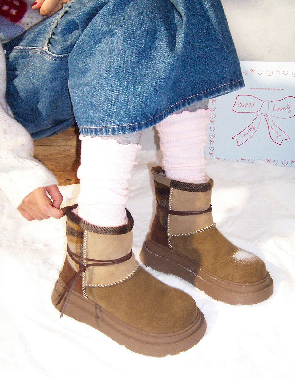 Schlanke und stützende orthopädische Winterstiefel