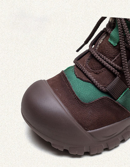 Stylische und stützende orthopädische Winterstiefel