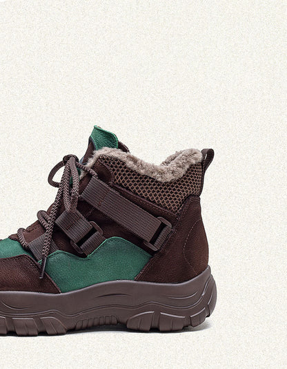 Stylische und stützende orthopädische Winterstiefel
