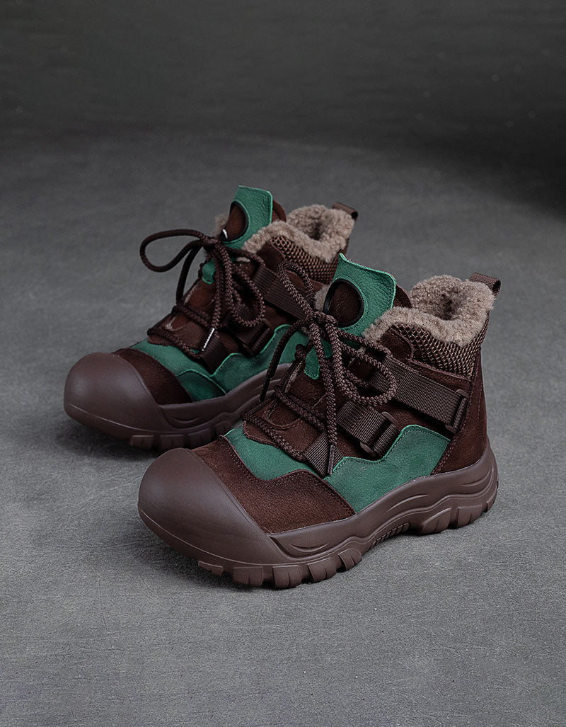 Stylische und stützende orthopädische Winterstiefel