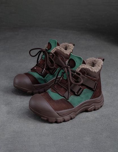 Stylische und stützende orthopädische Winterstiefel