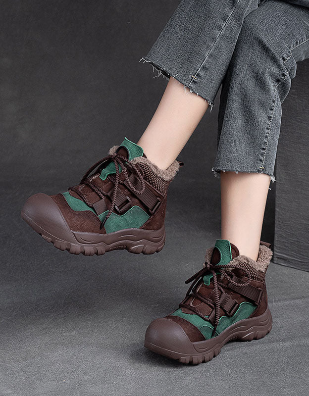 Stylische und stützende orthopädische Winterstiefel