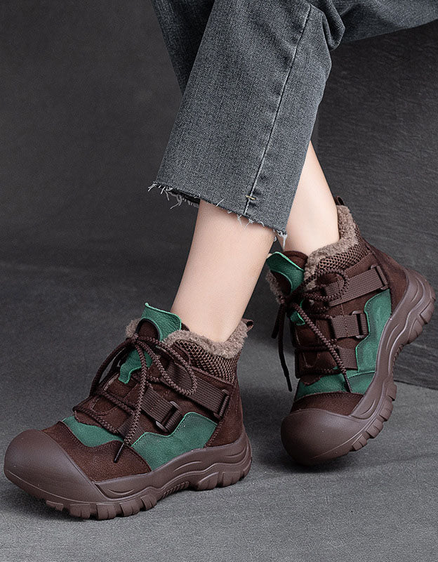 Stylische und stützende orthopädische Winterstiefel