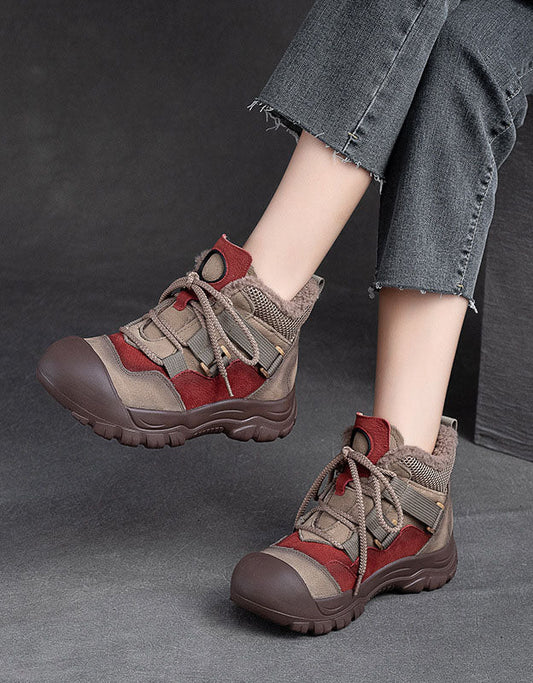 Stylische und stützende orthopädische Winterstiefel