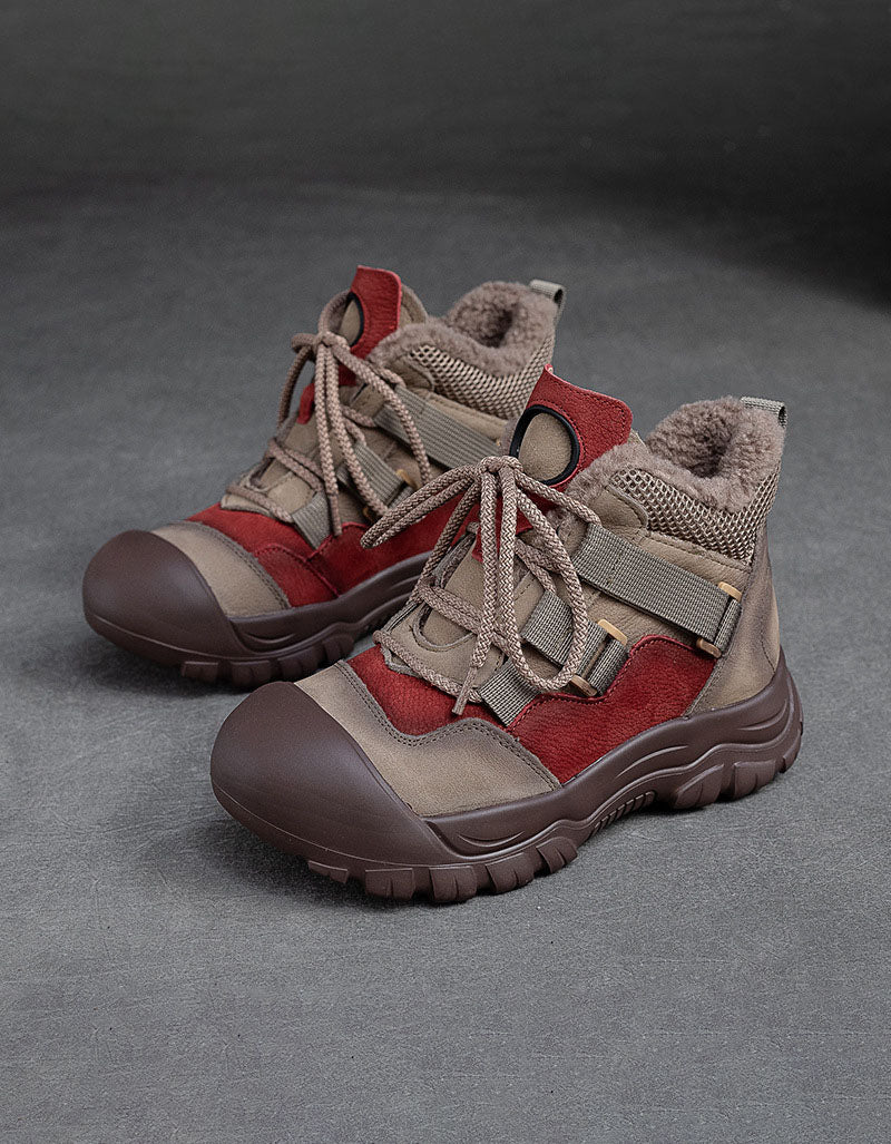 Stylische und stützende orthopädische Winterstiefel