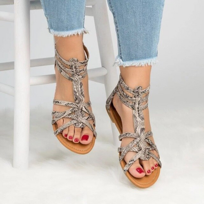 Stützende und modische orthopädische Wintersandalen