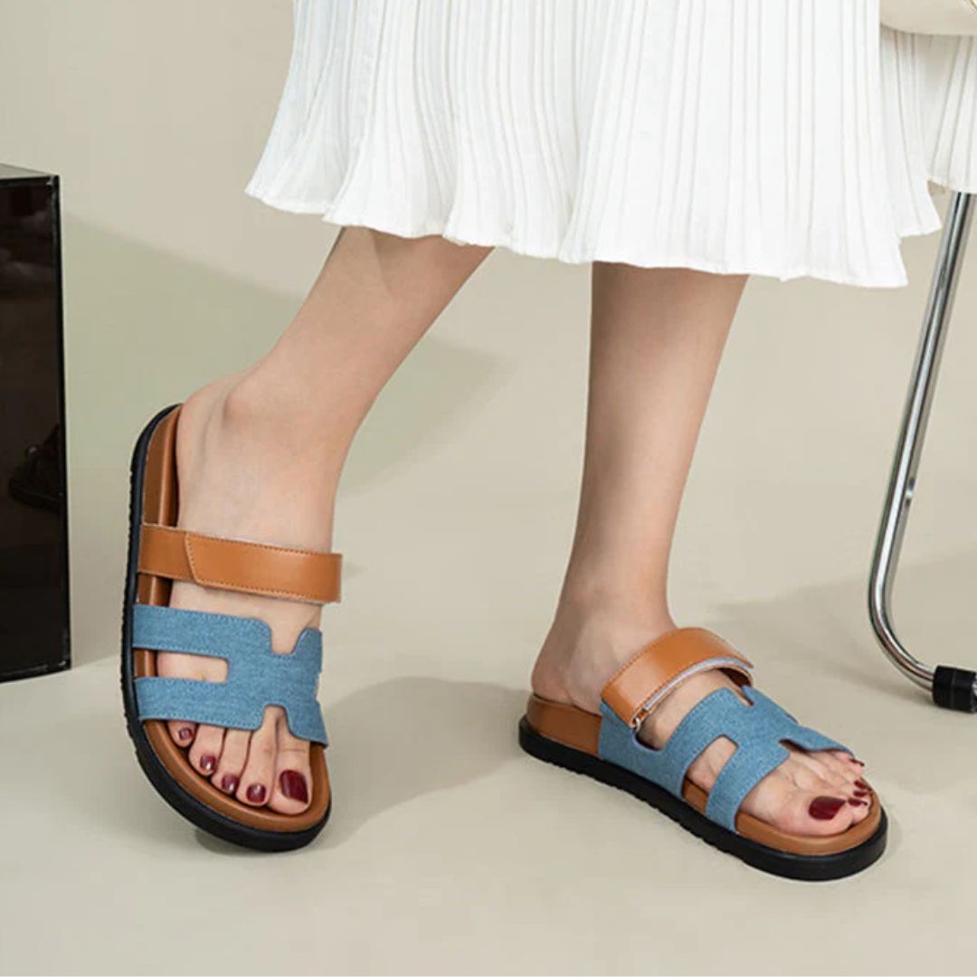 Stützende und modische orthopädische Wintersandalen