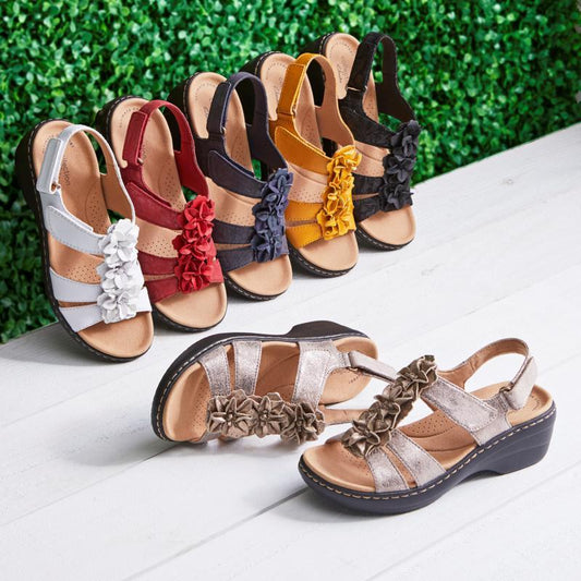 Entspannte und stützende orthopädische Wintersandalen
