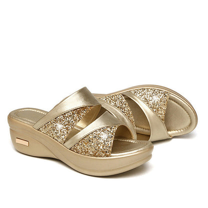 Modische, stützende orthopädische Wintersandalen