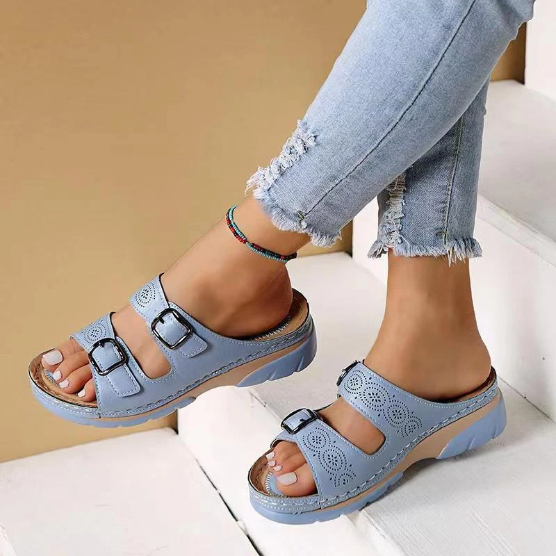 Vielseitige und stützende orthopädische Wintersandalen