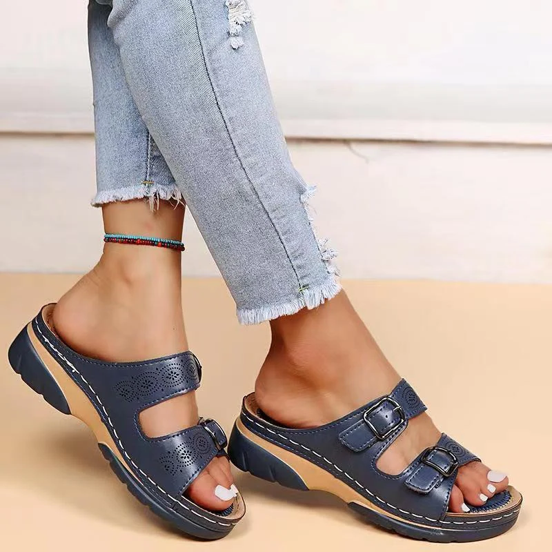 Vielseitige und stützende orthopädische Wintersandalen