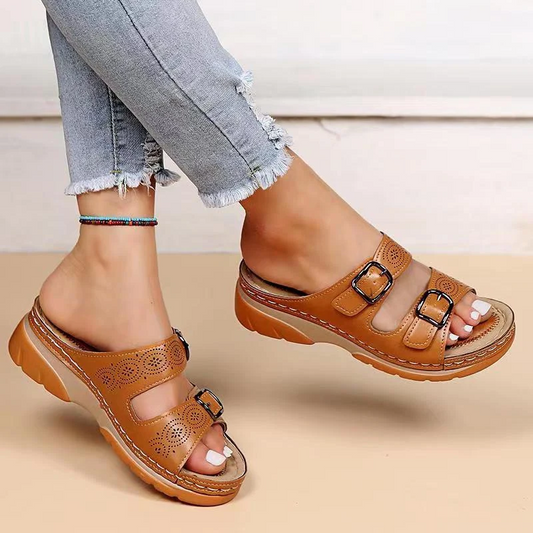 Vielseitige und stützende orthopädische Wintersandalen