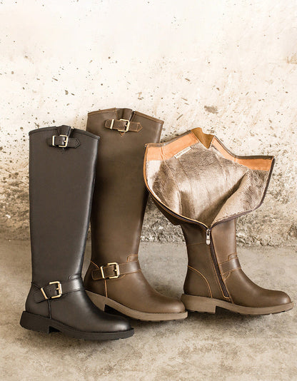 Stützende und modische orthopädische Winterstiefel