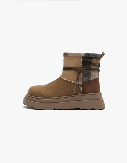 Schlanke und stützende orthopädische Winterstiefel