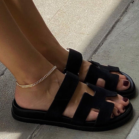 Unterstützende, modische orthopädische Wintersandalen
