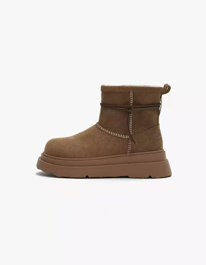 Schlanke und stützende orthopädische Winterstiefel