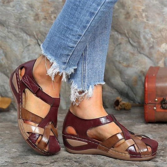 Stützende und vielseitige orthopädische Wintersandalen
