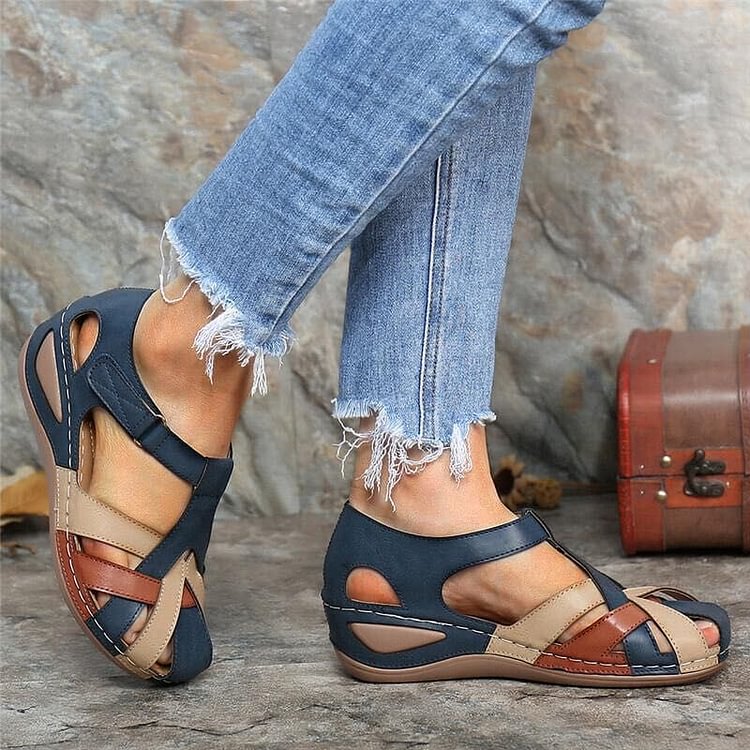 Stützende und vielseitige orthopädische Wintersandalen